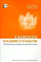 EXERCICES D'ALGEBRE ET D'ANALYSE vignette